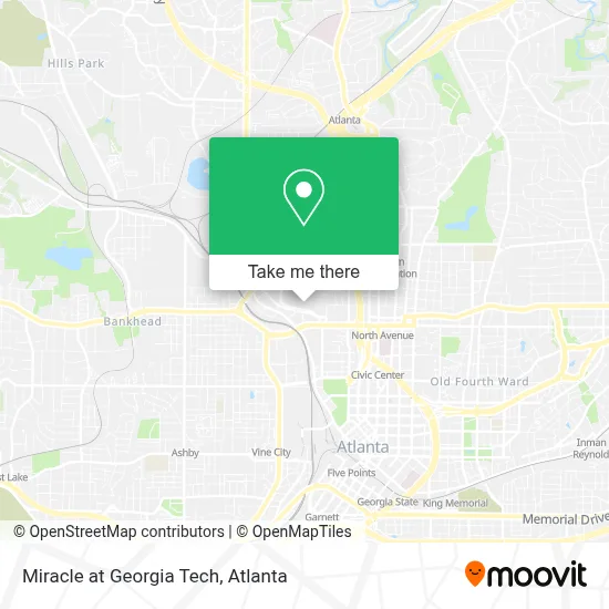 Miracle at Georgia Tech map