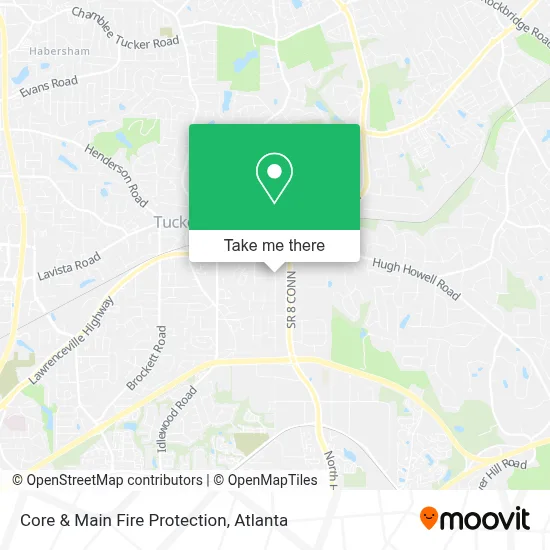Core & Main Fire Protection map