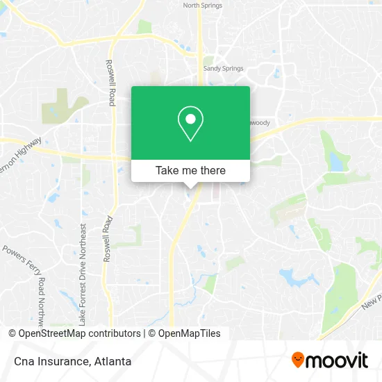Cna Insurance map