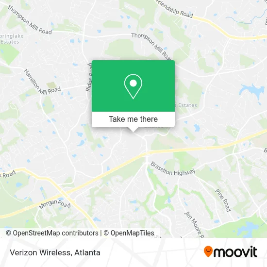 Verizon Wireless map