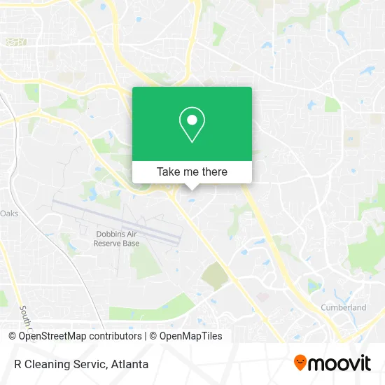 R Cleaning Servic map