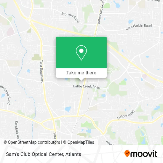 Sam's Club Optical Center map