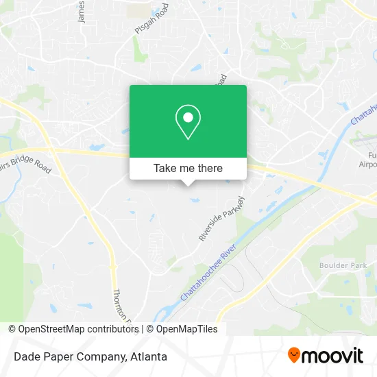 Dade Paper Company map