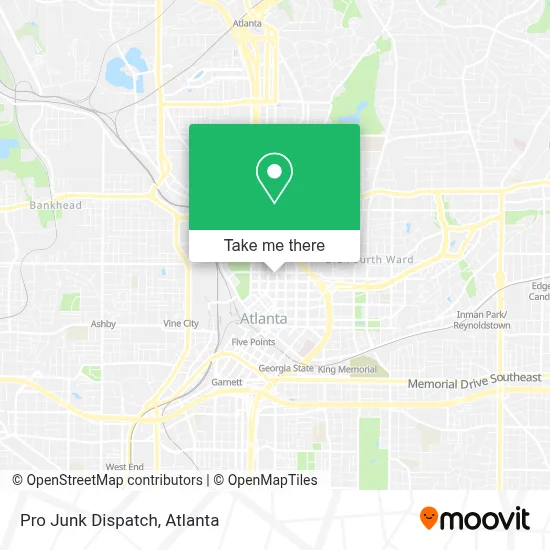 Pro Junk Dispatch map