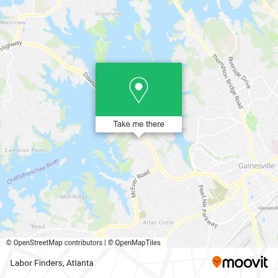 Labor Finders map