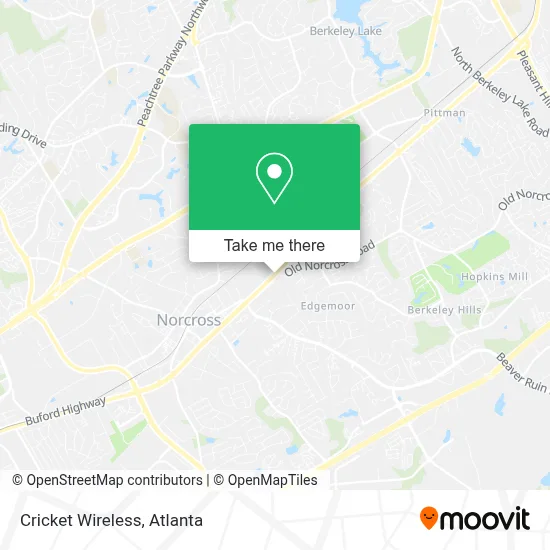 Cricket Wireless map
