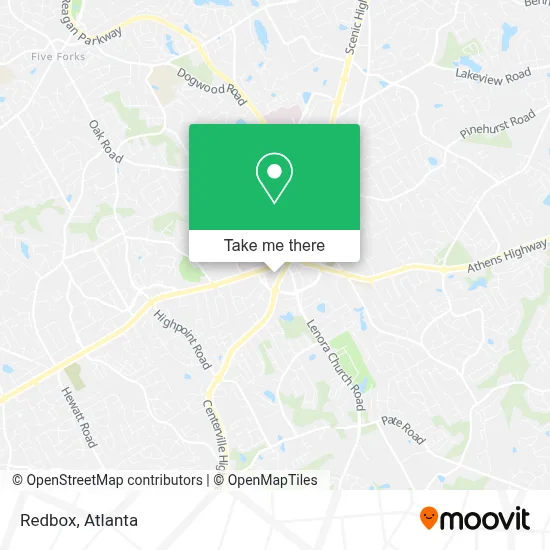 Redbox map
