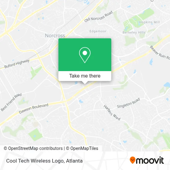 Cool Tech Wireless Logo map