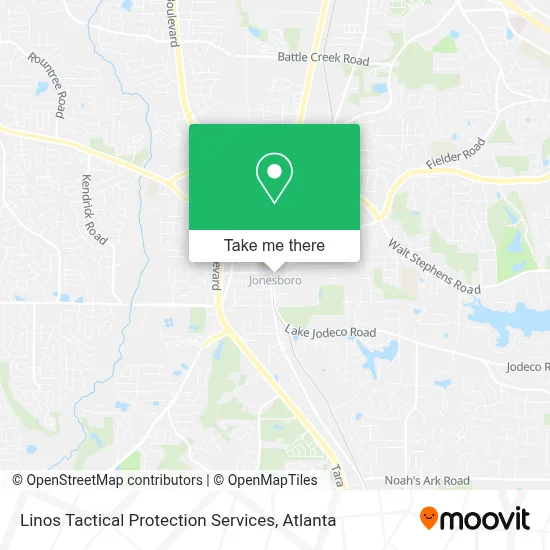 Linos Tactical Protection Services map