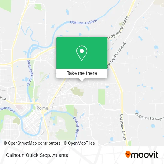 Calhoun Quick Stop map