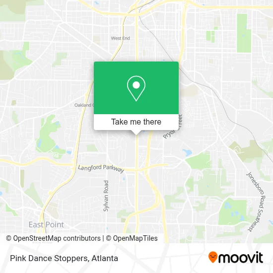 Pink Dance Stoppers map