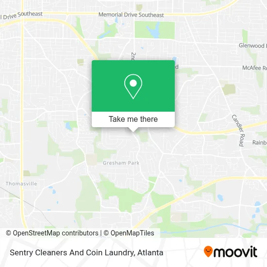 Sentry Cleaners And Coin Laundry map