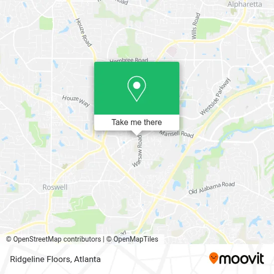 Ridgeline Floors map