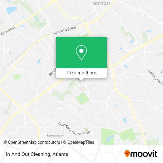 In And Out Cleaning map