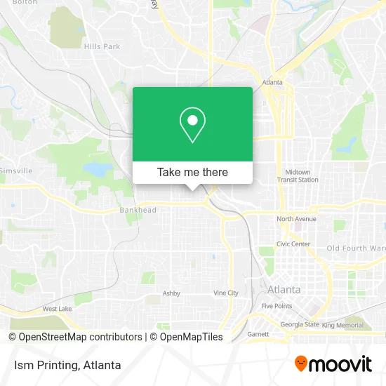 Ism Printing map