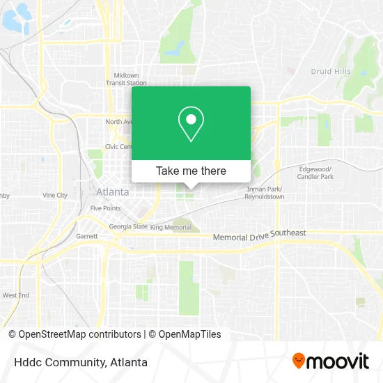 Hddc Community map