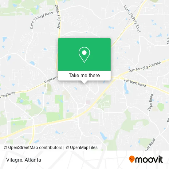 Vilagre map