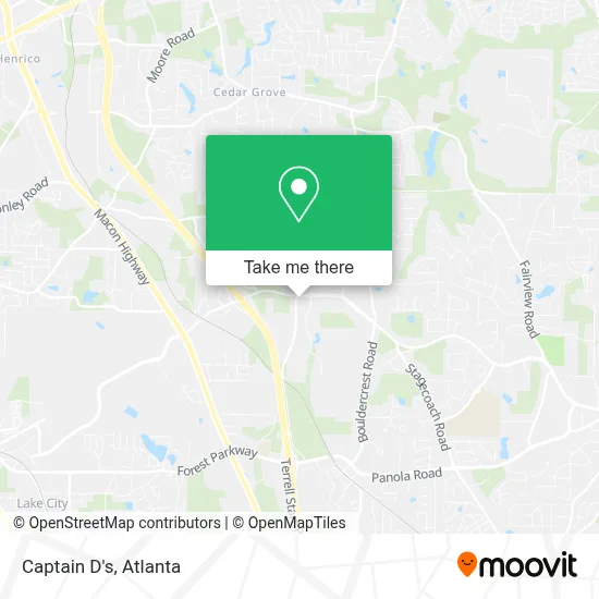 Captain D's map