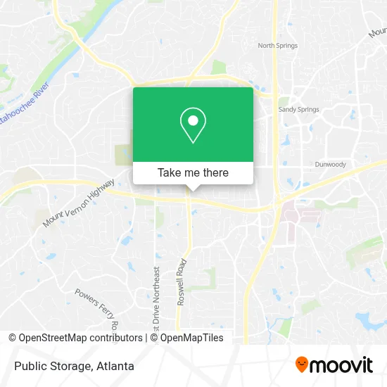 Public Storage map