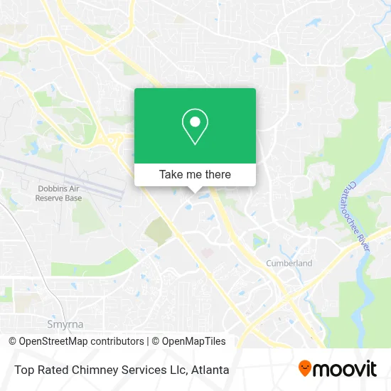 Top Rated Chimney Services Llc map