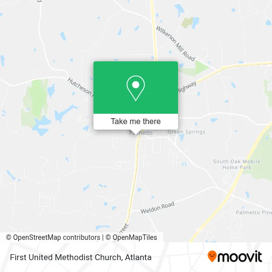 First United Methodist Church map