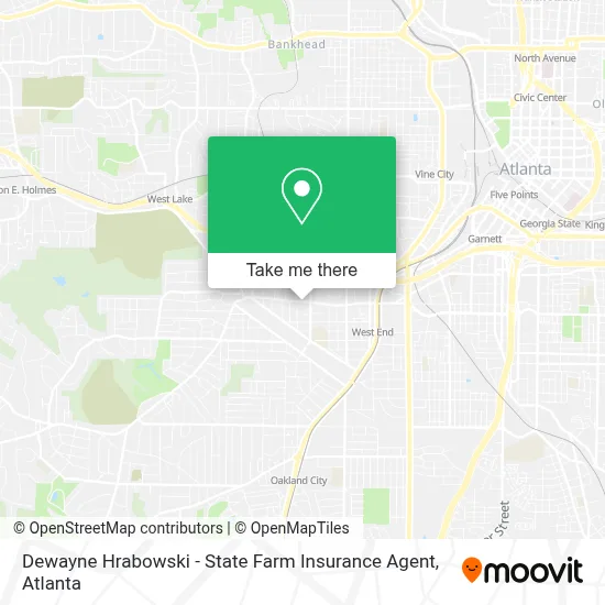 Dewayne Hrabowski - State Farm Insurance Agent map