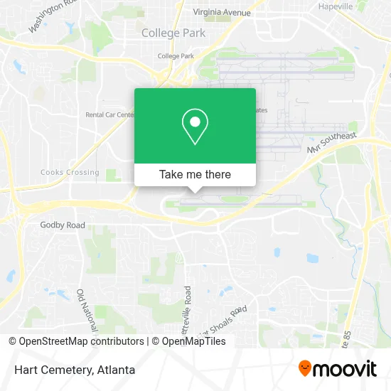 Hart Cemetery map