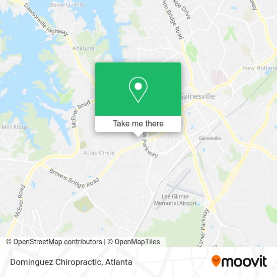 Dominguez Chiropractic map