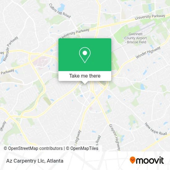 Az Carpentry Llc map