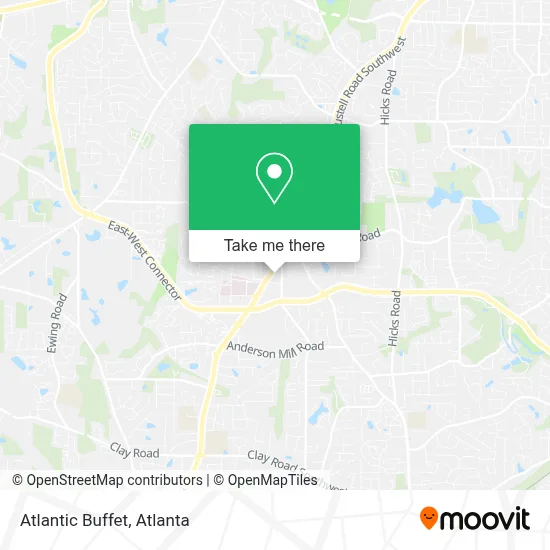 Atlantic Buffet map