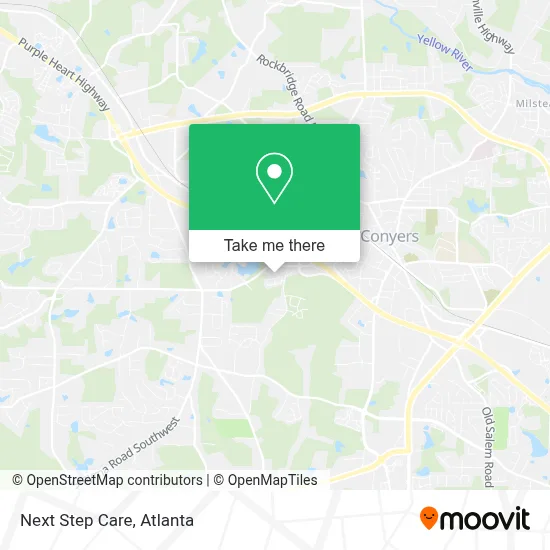 Next Step Care map