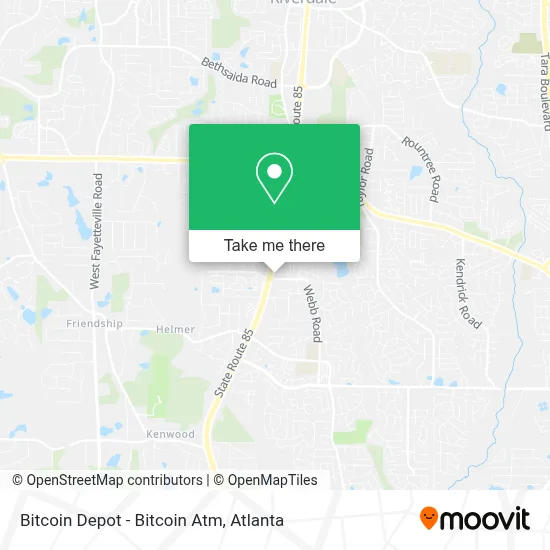 Bitcoin Depot - Bitcoin Atm map