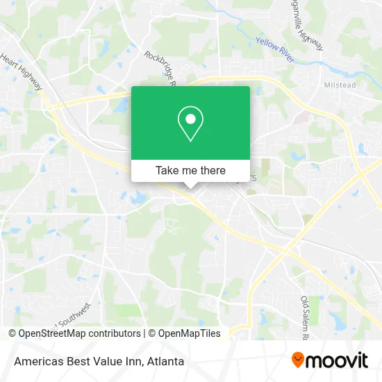 Americas Best Value Inn map