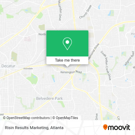 Risin Results Marketing map