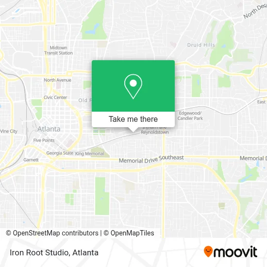 Iron Root Studio map