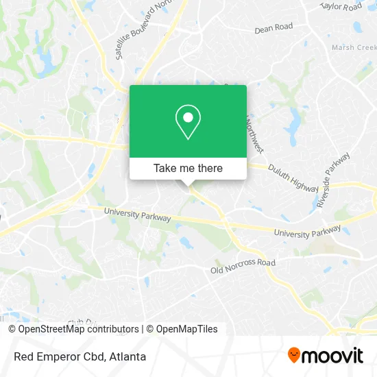 Red Emperor Cbd map
