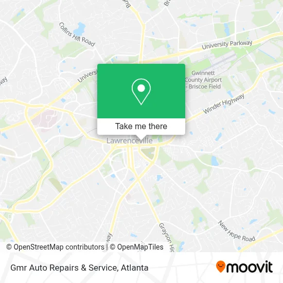 Gmr Auto Repairs & Service map