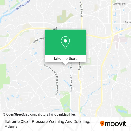 Extreme Clean Pressure Washing And Detailing map