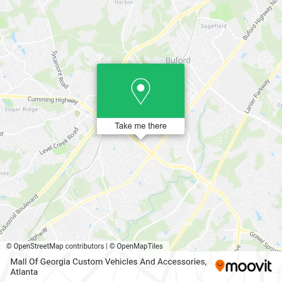 Mall Of Georgia Custom Vehicles And Accessories map