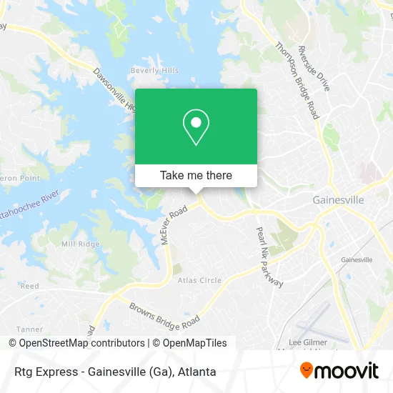 Rtg Express - Gainesville map