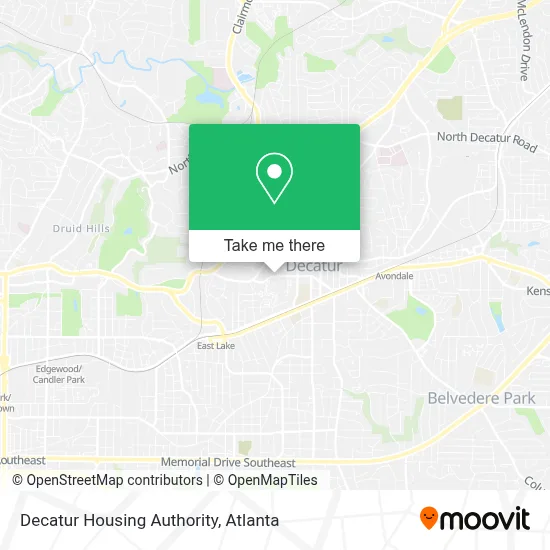 Decatur Housing Authority map
