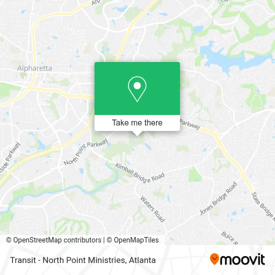 Transit - North Point Ministries map