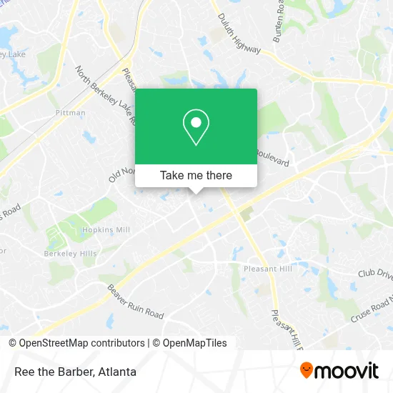 Ree the Barber map