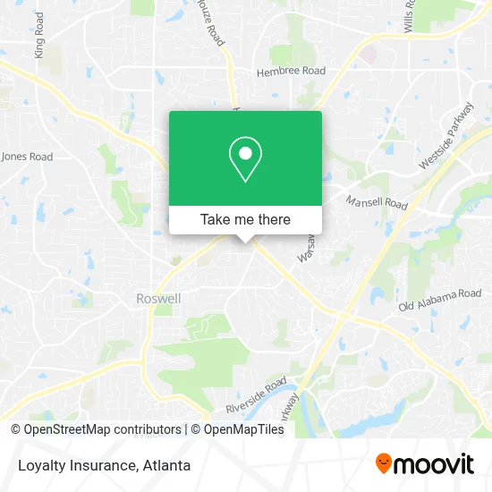 Loyalty Insurance map