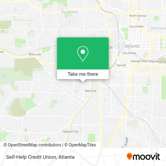 Self-Help Credit Union map