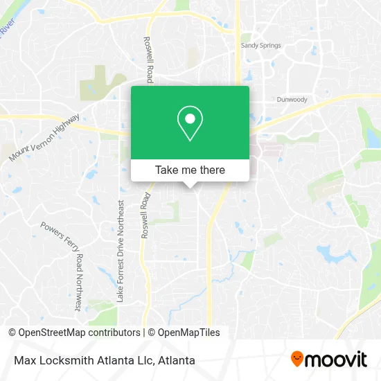 Max Locksmith Atlanta Llc map