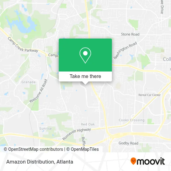 Amazon Distribution map