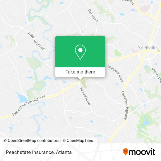 Peachstate Insurance map