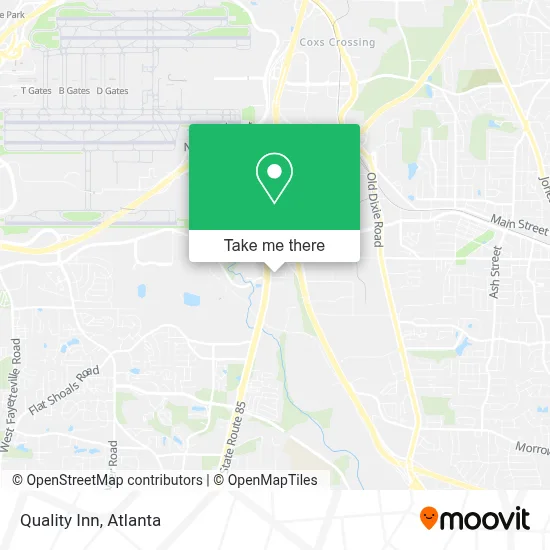 Quality Inn map