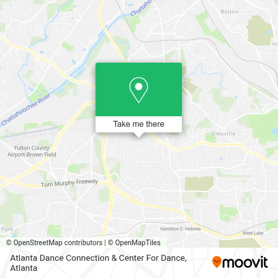 Atlanta Dance Connection & Center For Dance map